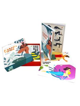 MES CARTES D'ASANA YOGA - COFFRET + 50 POSTURES & 25 SEANCES