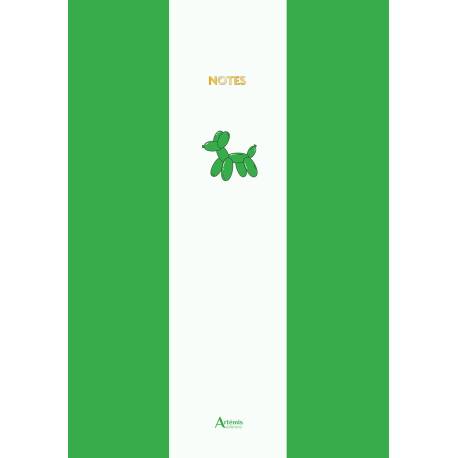 CARNET DE NOTES CHIEN BALLON