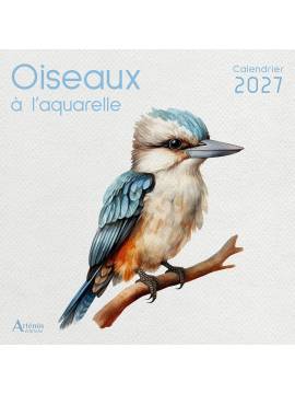 CALENDRIER OISEAUX A L'AQUARELLE 2027