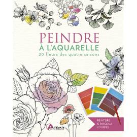 PEINDRE A L'AQUARELLE - 20 FLEURS DES QUATRE SAISONS