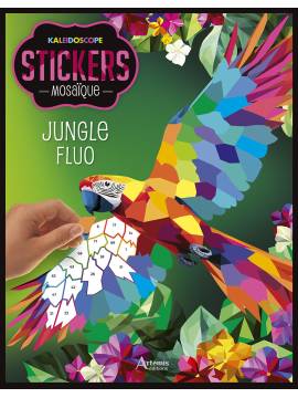 JUNGLE FLUO - STICKERS MOSAIQUE
