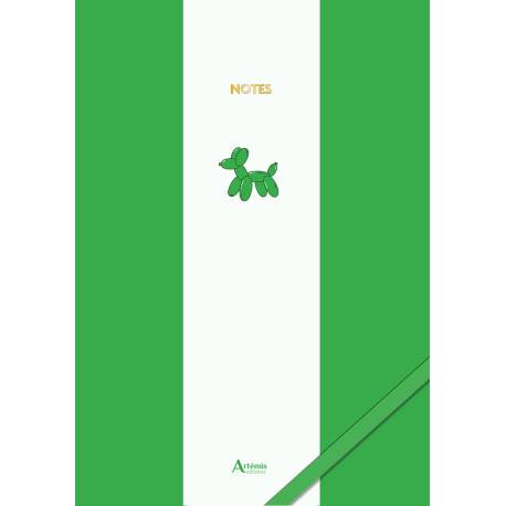 CARNET DE NOTES CHIEN BALLON 14,8 x 21 CM