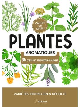 COFFRET CARTES PLANTES AROMATIQUES 36 CARTES + 8 ETIQUETTES A PLANTER