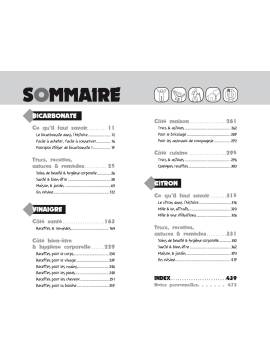 500 TRUCS & ASTUCES CITRON BICARBONATE & VINAIGRE