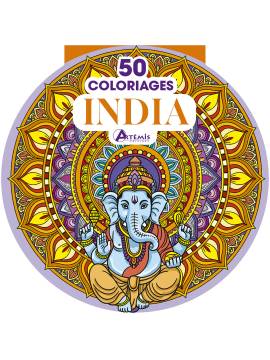 INDIA - 50 COLORIAGES