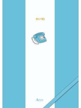 CARNET DE NOTES TÉLÉPHONE 14,8 x 21 CM