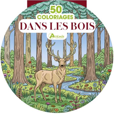 DANS LES BOIS - 50 COLORIAGES