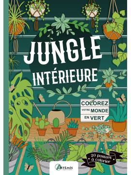 JUNGLE INTERIEURE - 20 POSTERS A COLORIER