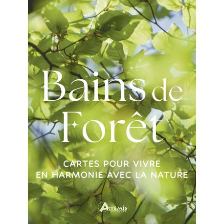 COFFRET BAINS DE FORET 50 CARTES + 1 LIVRET DE 64 PAGES