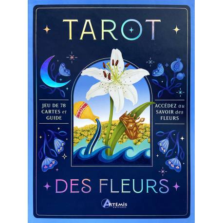 COFFRET TAROT DES FLEURS 78 CARTES + 1 LIVRET DE 80 PAGES