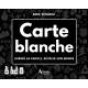 CARTE BLANCHE 350 CARTES + 8 BADGES ET REGLE DU