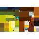 ANIMAUX SAUVAGES - STICKERS MOSAIQUE