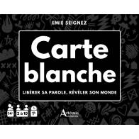 CARTE BLANCHE 350 CARTES + 8 BADGES ET REGLE DU