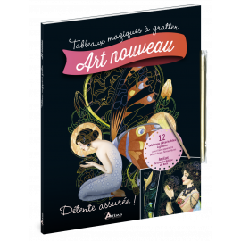 ART NOUVEAU TABLEAUX MAGIQUES A GRATTER