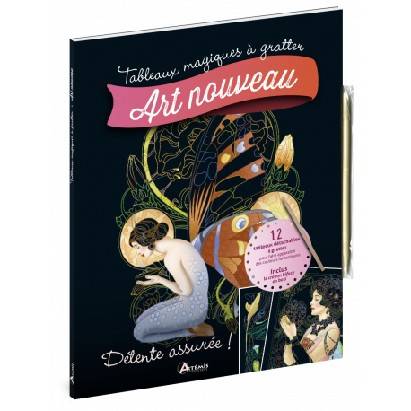 ART NOUVEAU TABLEAUX MAGIQUES A GRATTER