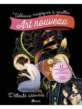 ART NOUVEAU TABLEAUX MAGIQUES A GRATTER