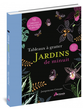 JARDINS DE MINUIT TABLEAUX A GRATTER