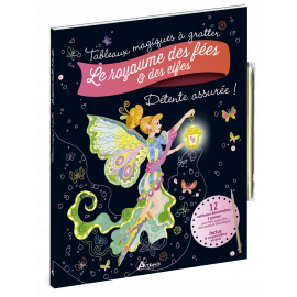 LE ROYAUME DES FEES ET DES ELFES  TABLEAUX MAGIQUES A GRATTER
