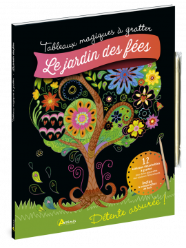 LE JARDIN DES FEES TABLEAUX MAGIQUES A GRATTER