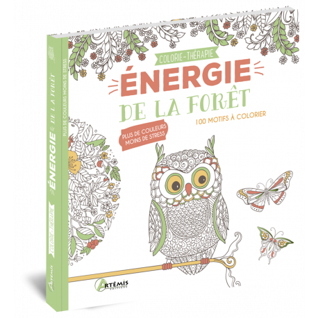 ENERGIE DE LA FORET COLORIE-THERAPIE
