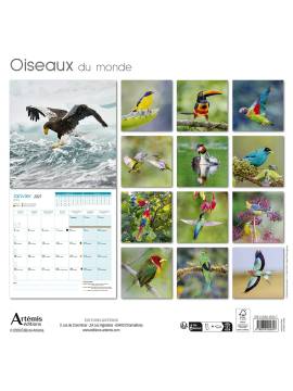 CALENDRIER OISEAUX DU MONDE 2027