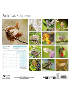 CALENDRIER ANIMAUX DU JARDIN 2027