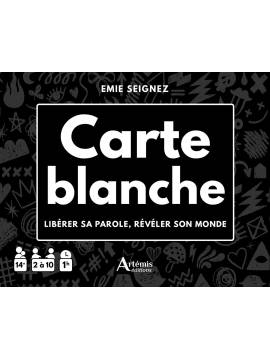 CARTE BLANCHE 350 CARTES + 8 BADGES ET REGLE DU