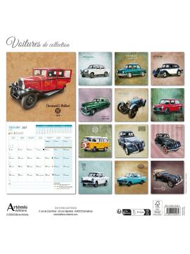 CALENDRIER VOITURES DE COLLECTION 2027