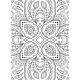 MERVEILLEUX MOTIFS - 20 POSTERS A COLORIER