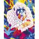 JUNGLE FLUO - STICKERS MOSAIQUE