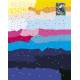 JUNGLE FLUO - STICKERS MOSAIQUE
