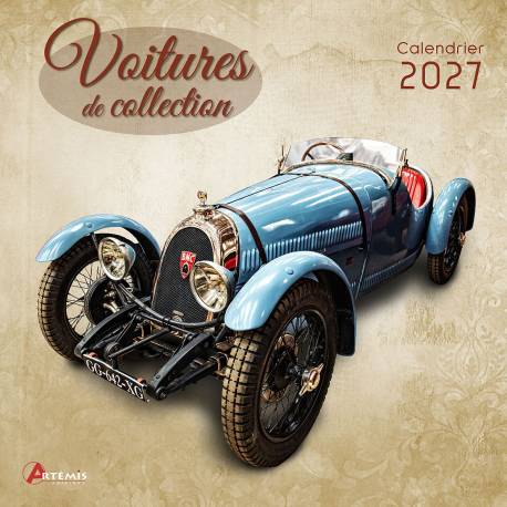 CALENDRIER VOITURES DE COLLECTION 2027