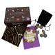 COFFRET LA DIVINATION PAR LES CHARMS - 24 CHARMS+1 PLANCHE DE DIVINATION+1 ETUI VELOURS+1 GUIDE