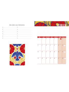AGENDA PORTRAIT FLEURI 2027