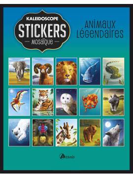 ANIMAUX LEGENDAIRES - STICKERS MOSAIQUE