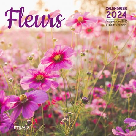 Calendrier 2024 Fleurs