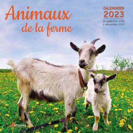 CALENDRIER ANIMAUX DE LA FERME 2023